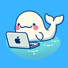 ますさんのアイコン（シロイルカ）