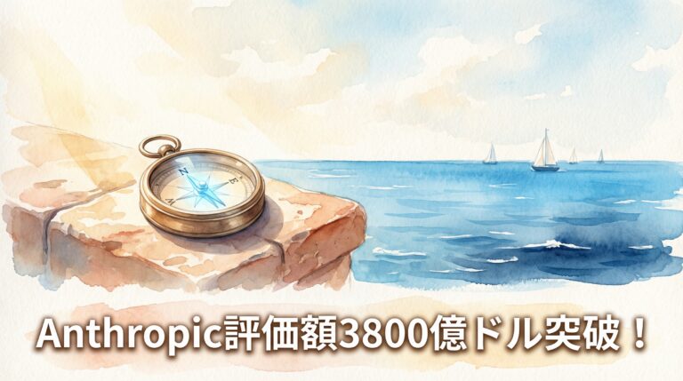 Anthropic評価額3800億ドル突破！