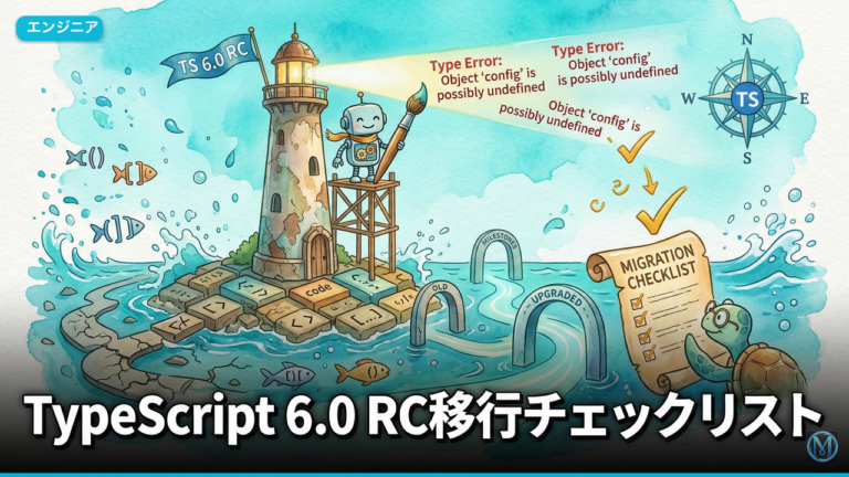TypeScript 6.0 RC移行チェックリストとClaude Code修正