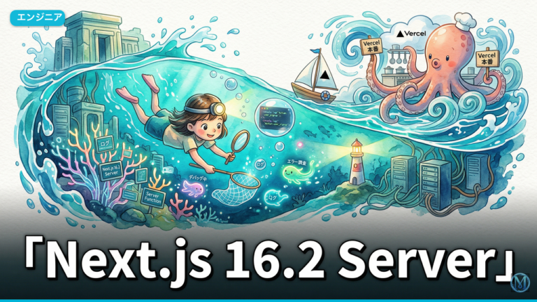 Next.js 16.2 Server Functionログでエラー10分特定