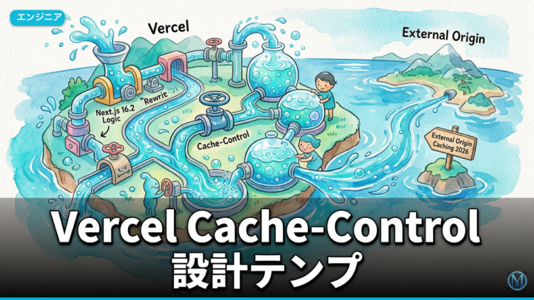 Vercel Cache-Control設計テンプレ2026とNext.js実装